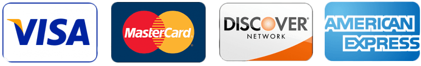 credit card logos VISA MasterCard Discover American Express